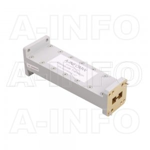 650D90WA-127 Double Ridge to Rectangular Waveguide Transition 8.2-12.4GHz 127mm(5inch) WRD650 to WR90