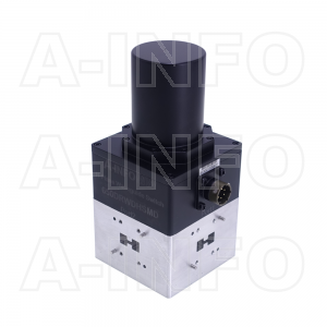 650DRWDHSMD WRD650 Double Ridge Waveguide DPDT Latching Switch 6.5-18GHz H plane with four Double Ridge Waveguide Interfaces