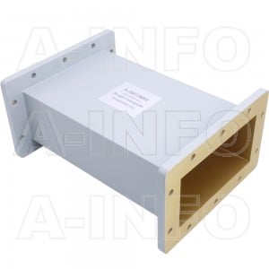 650WAL-300 WR650 Rectangular Straight Waveguide 1.12-1.7GHz with Two Rectangular Waveguide Interfaces