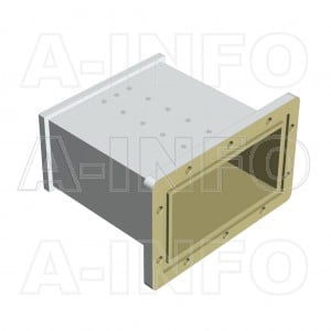 650WECAN_DM Endlaunch Rectangular Waveguide to Coaxial Adapter 1.12-1.7GHz WR650 to N Type Female
