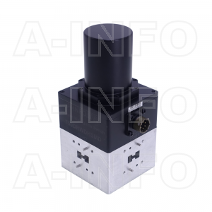 750DRWDHSMD WRD750 Double Ridge Waveguide DPDT Latching Switch 7.5-18GHz H plane with four Double Ridge Waveguide Interfaces