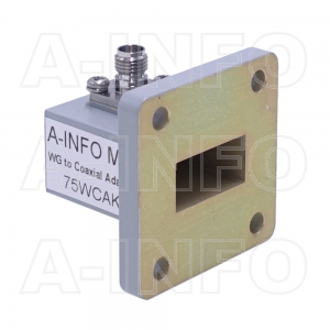 75WCAK Right Angle Rectangular Waveguide to Coaxial Adapter 10-15GHz WR75 to 2.92mm Female