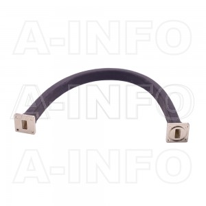 75WFT-600_BPBM WR75 Flexible Twistable Waveguide 10-15GHz with Two Rectangular Waveguide Interfaces 