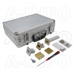 90CLKA1-SRFEF_PB WR90 Standard CLKA1 Series Waveguide Calibration Kits 8.2-12.4GHz with Rectangular Waveguide Interface