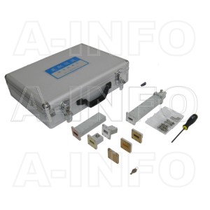 90CLKB1-SRFEF_PB WR90 Standard CLKB1 Series Waveguide Calibration Kits 8.2-12.4GHz with Rectangular Waveguide Interface