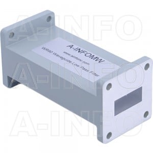 90LB-LP-8200-12400  WR90 Waveguide Low Pass Filter 8.2-12.4Ghz with Two Rectangular Waveguide Interfaces