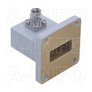 90WCA3.5M Right Angle Rectangular Waveguide to Coaxial Adapter 8.2-12.4GHz WR90 to 3.5mm Male