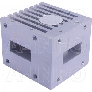 90WCIC-8999-20-80 WR90 Waveguide Circulator 8.9-9.9Ghz with Three Rectangular Waveguide Interfaces 