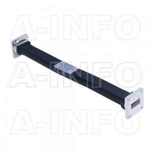 90WF-300 WR90 Flexible Waveguide 8.2-12.4GHz with Two Rectangular Waveguide Interfaces 