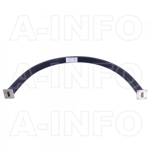 90WFT-1276 WR90 Flexible Twistable Waveguide 8.2-12.4GHz with Two Rectangular Waveguide Interfaces 