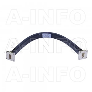 90WFT-500 WR90 Flexible Twistable Waveguide 8.2-12.4GHz with Two Rectangular Waveguide Interfaces 