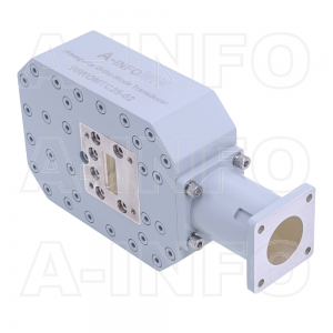 90WOMTC25-02 WR90 Waveguide Ortho-Mode Transducer(OMT) 8.2-12.4GHz 25mm(0.984inch) Circular Waveguide Common Port