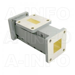 90WOMTS17-26 WR90 Waveguide Ortho-Mode Transducer(OMT) 9.3-12.4GHz 17mm(0.669inch) Square Waveguide Common Port
