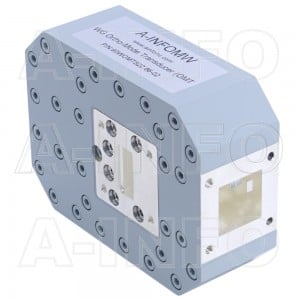 90WOMTS22.86-02 WR90 Waveguide Ortho-Mode Transducer(OMT) 8.2-12.4GHz 22.86mm(0.9inch) Square Waveguide Common Port