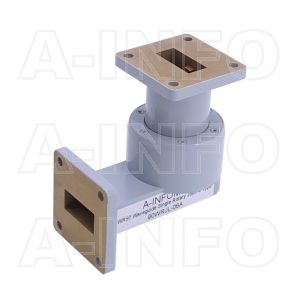 90WRJL-06A WR90 L-Type Single Channel Waveguide Rotary Joint 8.5-10GHz with Two Rectangular Waveguide Interfaces