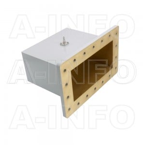 975WCAS Right Angle Rectangular Waveguide to Coaxial Adapter 0.75-1.12GHz WR975 to SMA Female