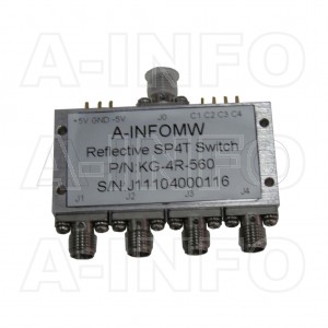 KG-4R-845-2 Reflective SP4T Switch 0.8-4.5GHz SMA-Female