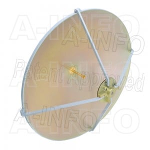 KSC-15-40-C-1.0F Linear Polarization Cassegrain Antenna 50-75GHz 45db Gain 18" Reflector Diameter 1.0mm Female