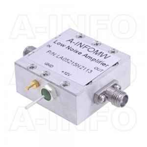 LA05215N2113 Broadband Low Noise Small Signal Amplifiers 0.05-2.15GHz SMA Female