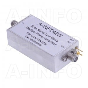 LA1018N3220 Broadband Low Noise Medium Power Amplifier 1-18GHz SMA Female