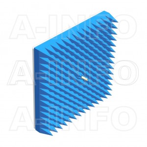 LB-ACH-12-10-T02-A-A1 Dual Linear Polarization Corrugated Feed Horn Antenna 60-90GHz 10dB Gain Rectangular Waveguide Interface Equipped with Absorber