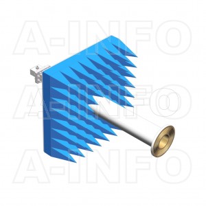 LB-ACH-229-10-C-3.5F-A1 Linear Polarization Corrugated Feed Horn Antenna 3.3-4.9GHz 10dB Gain 3.5mm Female Equipped with Absorber
