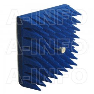 LB-ACH-42-10-A-A1 Linear Polarization Corrugated Feed Horn Antenna 18-26.5GHz 10dB Gain Rectangular Waveguide Interface Equipped with Absorber