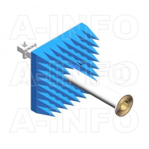 LB-ACH-430-10-C-SF-A1 Linear Polarization Corrugated Feed Horn Antenna 1.7-2.6GHz 10dB Gain SMA Female Equipped with Absorber