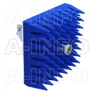 LB-ACH-62-10-T02-C-7-A1 Dual Linear Polarization Corrugated Feed Horn Antenna 12.4-18GHz 10dB Gain 7mm Equipped with Absorber