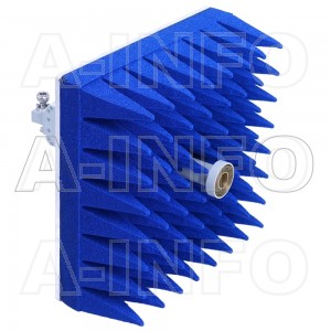 LB-ACH-62-10-T02-C-NF-A1 Dual Linear Polarization Corrugated Feed Horn Antenna 12.4-18GHz 10dB Gain N Type Female Equipped with Absorber