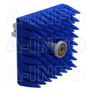 LB-ACH-90-10-C-7-A1 Linear Polarization Corrugated Feed Horn Antenna 8.2-12.4GHz 10dB Gain 7mm Equipped with Absorber