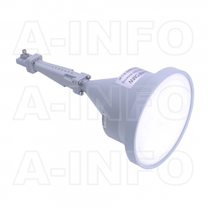LB-CL-180400-30-C-KF Linear Polarization Lens Horn Antenna 18.0-40.0GHz 27dB Gain 2.92mm Female