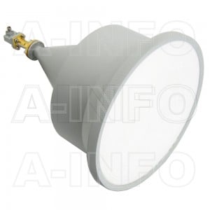 LB-CL-28-60-C-KF Linear Polarization Lens Horn Antenna 26.5-40GHz 33dB Gain 2.92mm Female