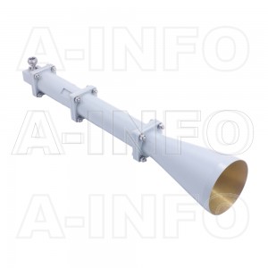 LB-CNH-90-15-R16-C-NF Right Hand Circular Polarization(RHCP) Conical Horn Antenna 8.9-11.7GHz 15dB Gain N Type Female