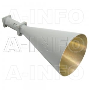 LB-CNH-90-20-A Linear Polarization Conical Horn Antenna 8.2-12.4GHz 20dB Gain Rectangular Waveguide Interface