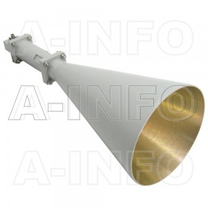 LB-CNH-90-20-C-3.5F Linear Polarization Conical Horn Antenna 8.2-12.4GHz 20dB Gain 3.5 mm Female