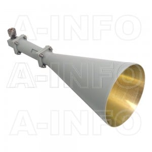 LB-CNH-90-20-C-7 Linear Polarization Conical Horn Antenna 8.2-12.4GHz 20dB Gain 7 mm
