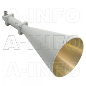 LB-CNH-90-20-C-NF Linear Polarization Conical Horn Antenna 8.2-12.4GHz 20dB Gain N Type Female
